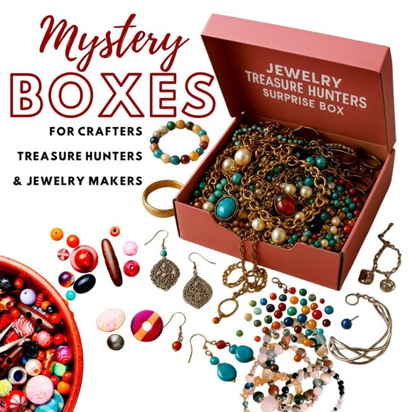 Mystery Boxes for Jewelry Makers & Treasure Hunters 5LB - Picture 1 of 10